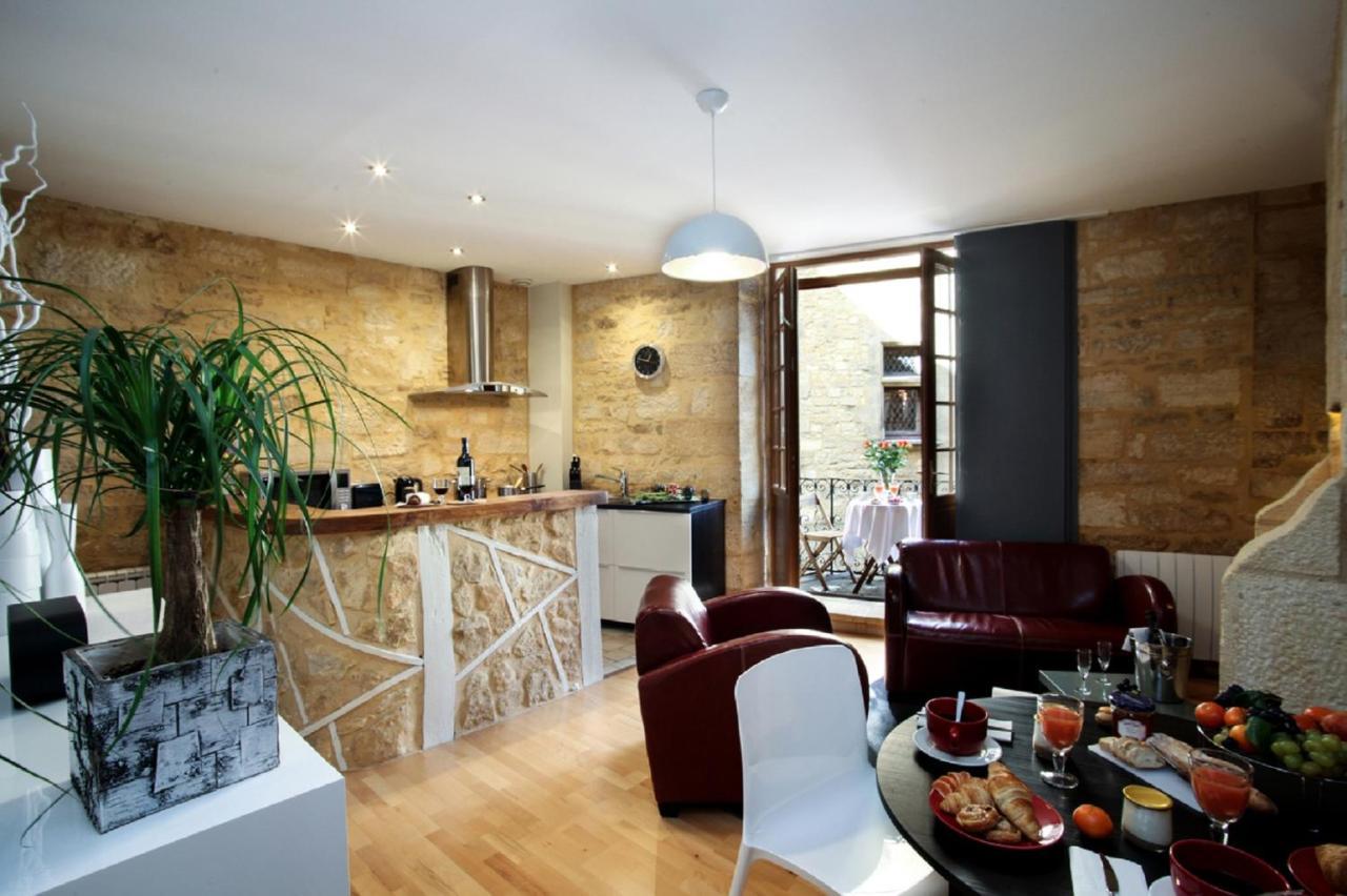 In Sarlat Luxury Rentals, Medieval Center - Maison Fenelon Eksteriør billede